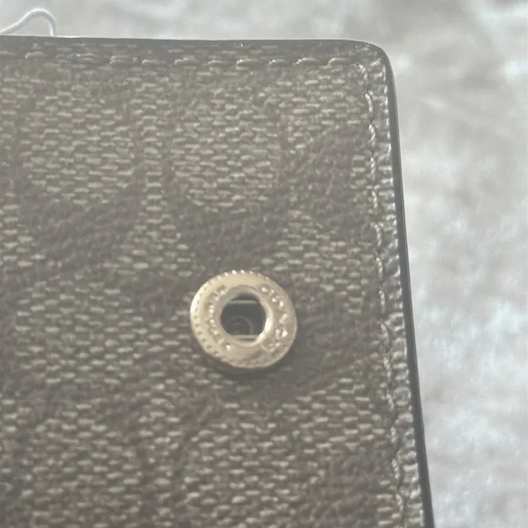 New- Coach Gold tone and Brown Keychain - Picture 14 of 16